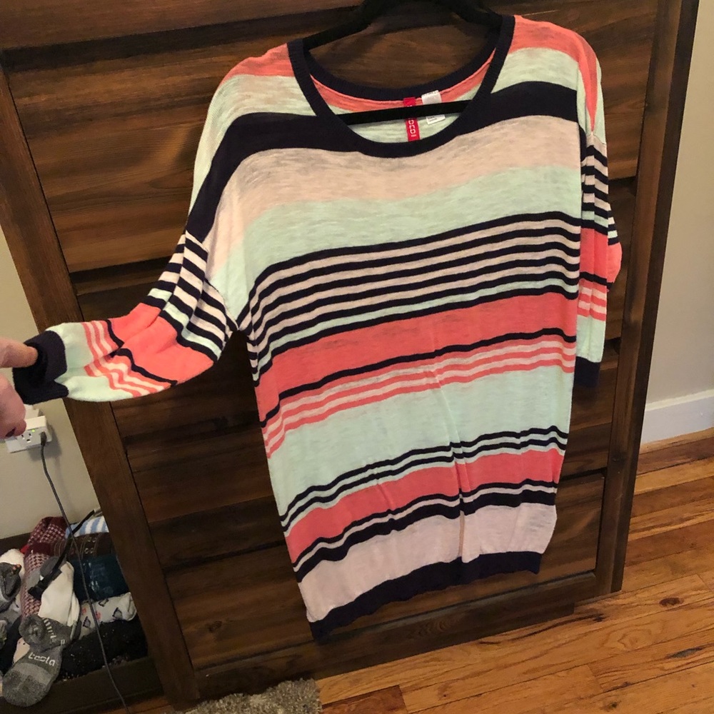 Striped Lightweight Sweater Dress